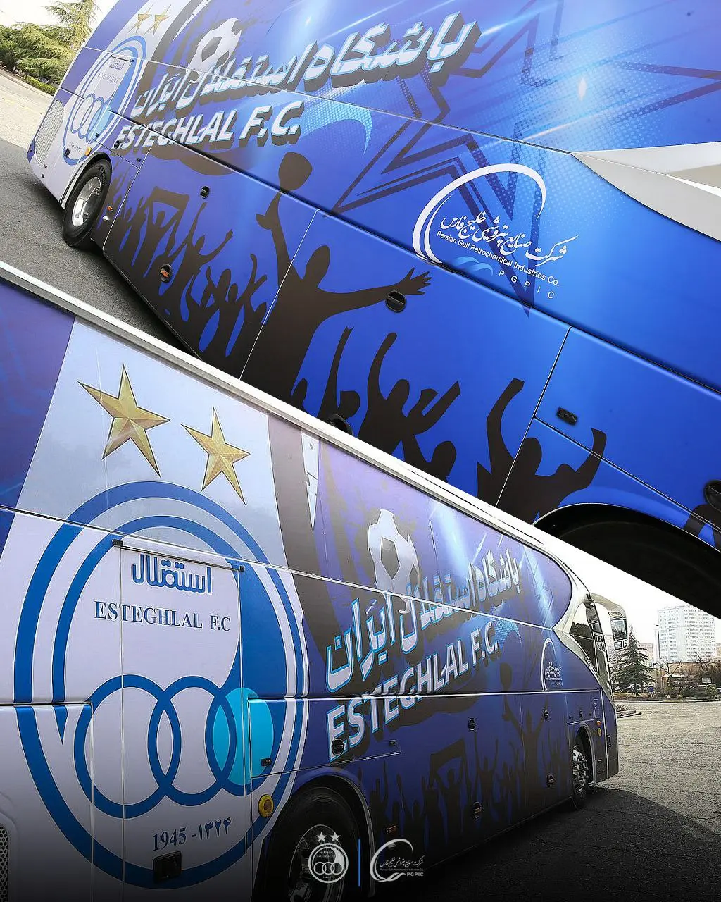 رونمایی از اتوبوس VIP باشگاه استقلال