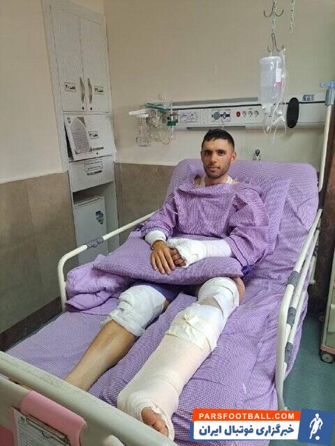 تصادف یک خودرو با رکابزن ایران و متواری شدن راننده