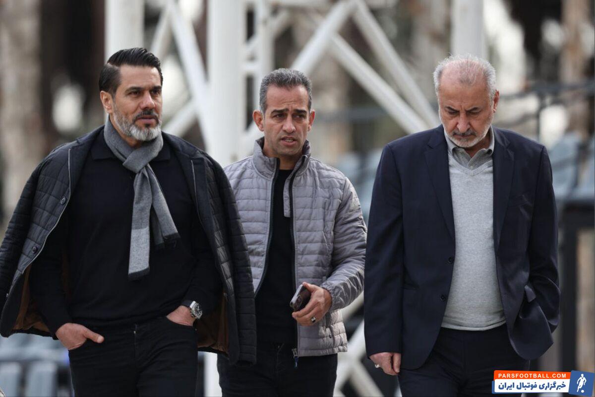 تمرین پرسپولیس با مدیر عامل و هوادار آسیبدیده +گزارش تصویری