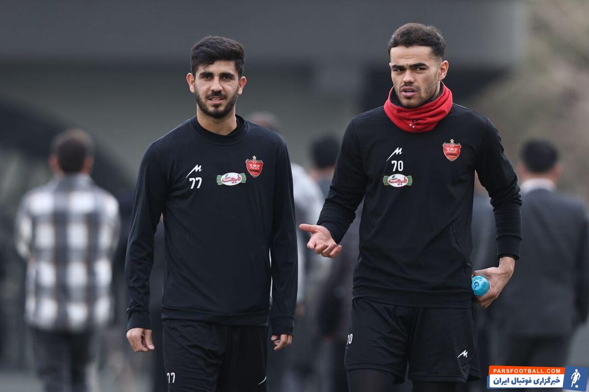 تمرین پرسپولیس با مدیر عامل و هوادار آسیبدیده +گزارش تصویری