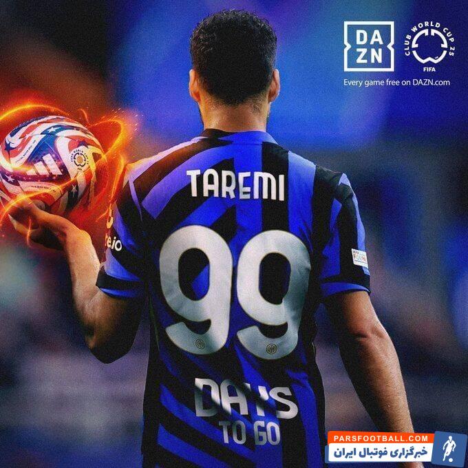 پوستر فیفا با تصویر طارمی؛ ۹۹ روز تا جام جهانی باشگاه ها