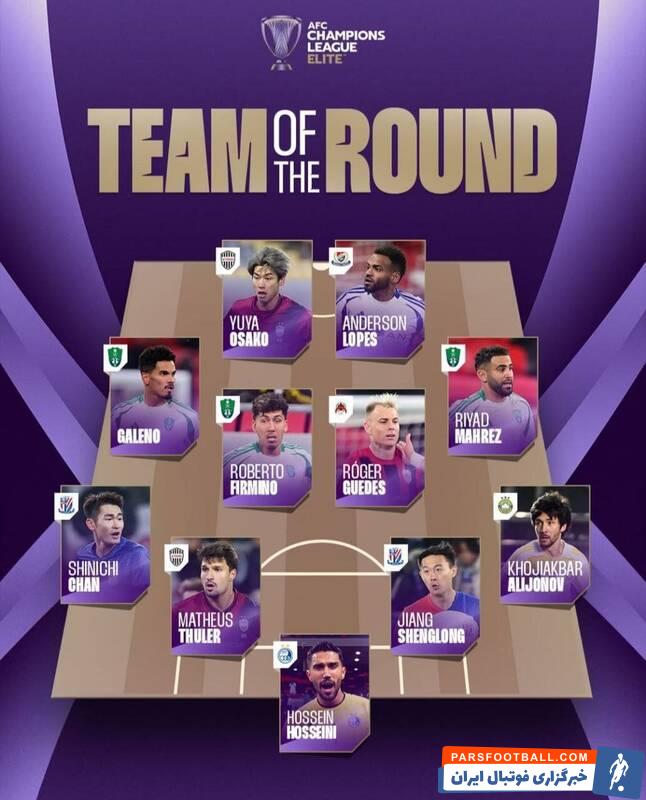 دروازه بان استقلال در تیم منتخب هفته لیگ نخبگان آسیا