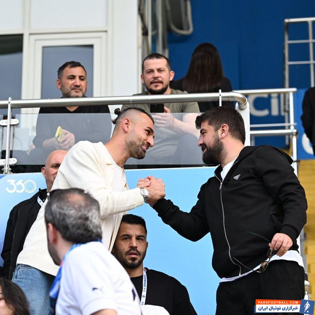 سردار دورسون تماشاگر ویژه دیدار الانیا اسپور و کاسیم پاشا در لیگ ترکیه بود