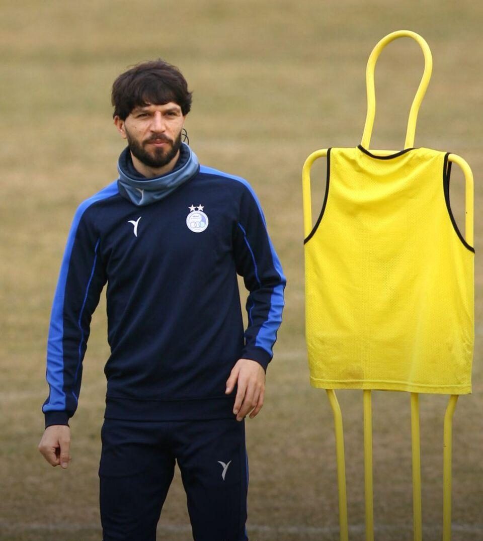 حضور یک میهمان معلول در تمرین امروز تیم استقلال در کمپ مرحوم حجازی