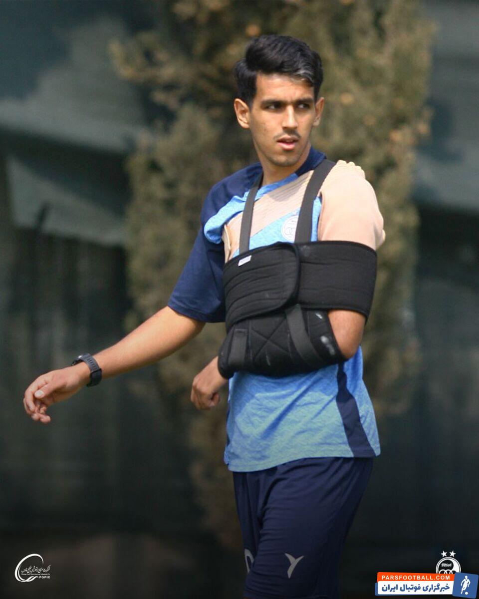 زمان نامشخص بازگشت هافبک مصدوم استقلال به تمرینات +عکس