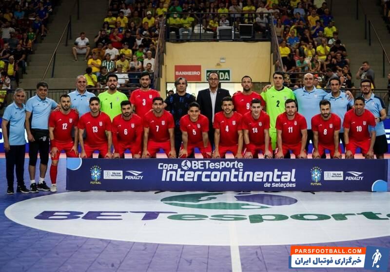 فوتسال , فوتسال ایران , تیم ملی فوتسال ایران , تیم ملی فوتسال برزیل , 