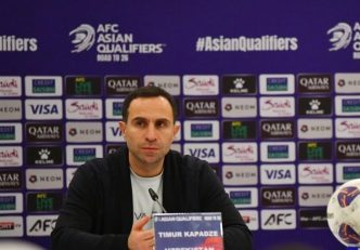 تیمور کاپادزه سرمربی تیم ملی ازبکستان : به دنبال گرفتن امتیاز از ایران هستیم