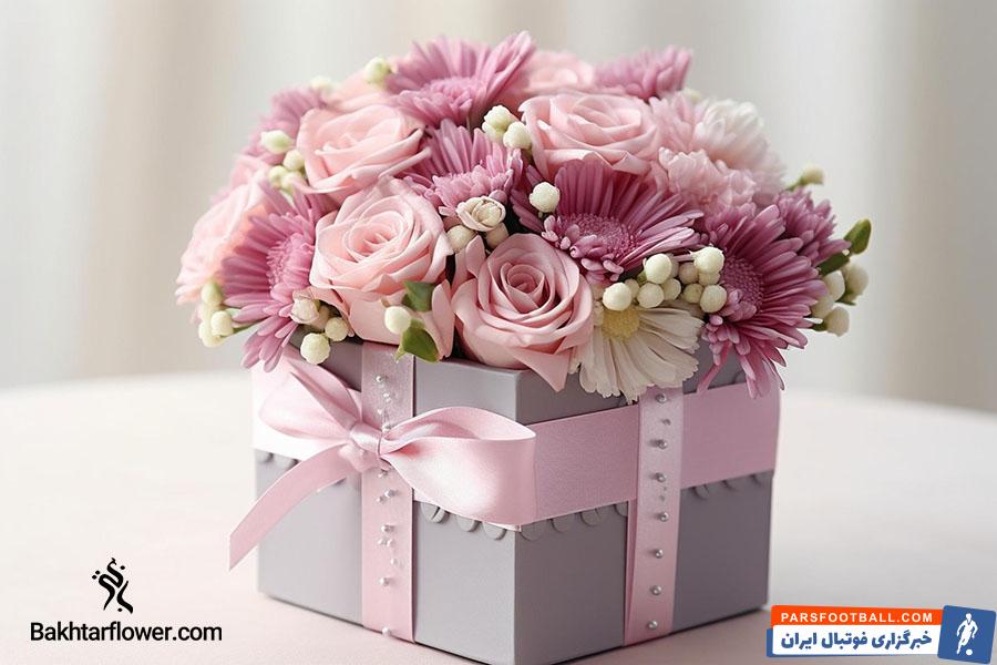 خرید انواع باکس گل از فروشگاه گل و گیاه باختر