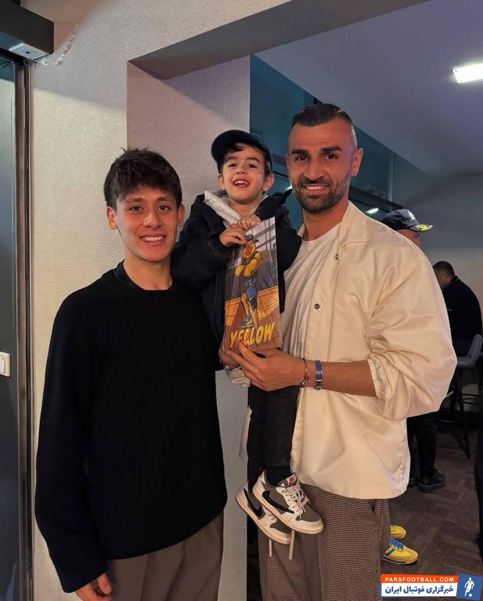 بازیکن پرسپولیس به دیدار ستاره رئال رفت +عکس