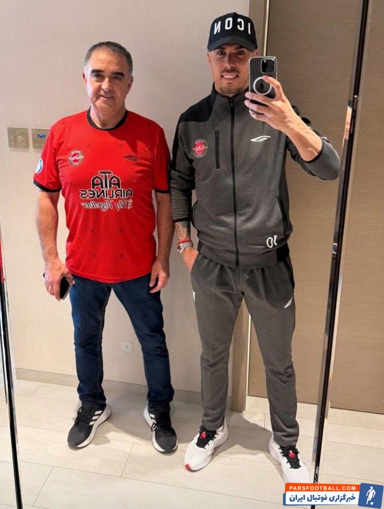 عکس| پدر آلوز تراکتوری شد