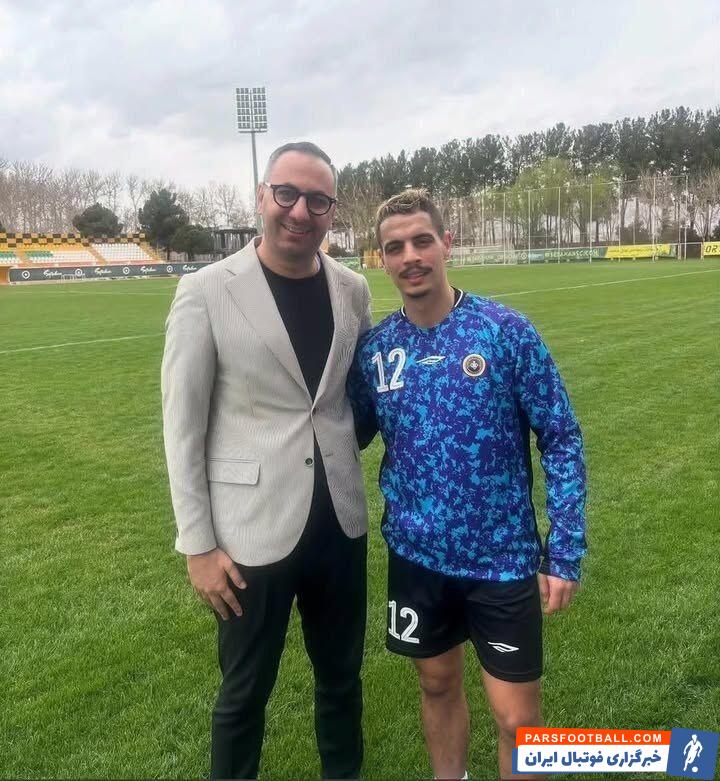 مهاجم تیم ملی فرانسه در تمرینات سپاهان