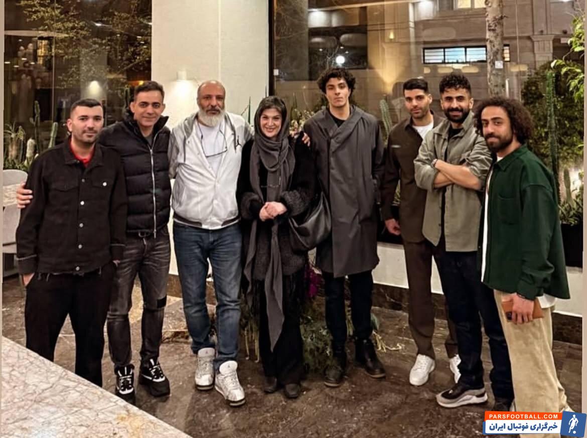 عکس | ملاقات طارمی و مسلمان با بازیگر استقلالی و همسرش