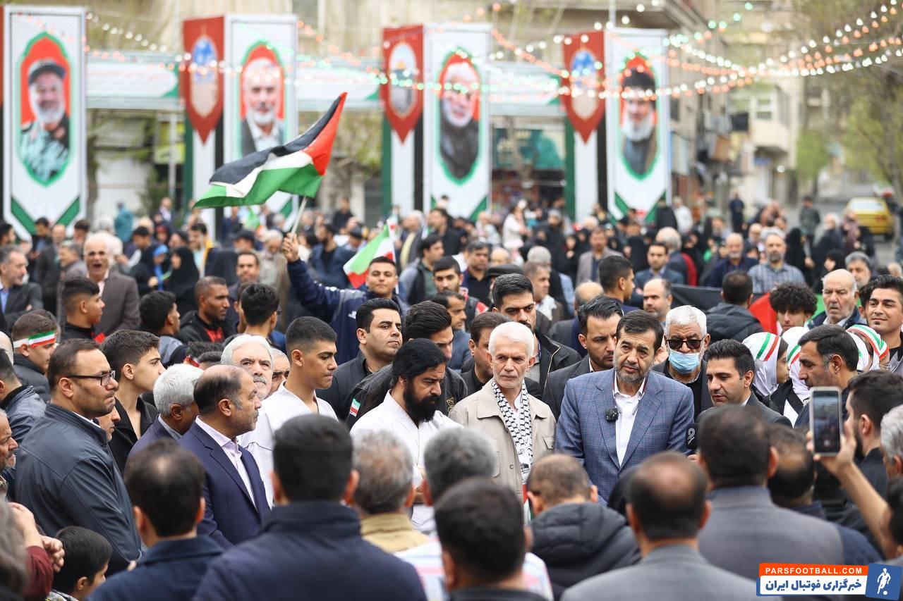 دنیامالی در راهپیمایی روز قدس