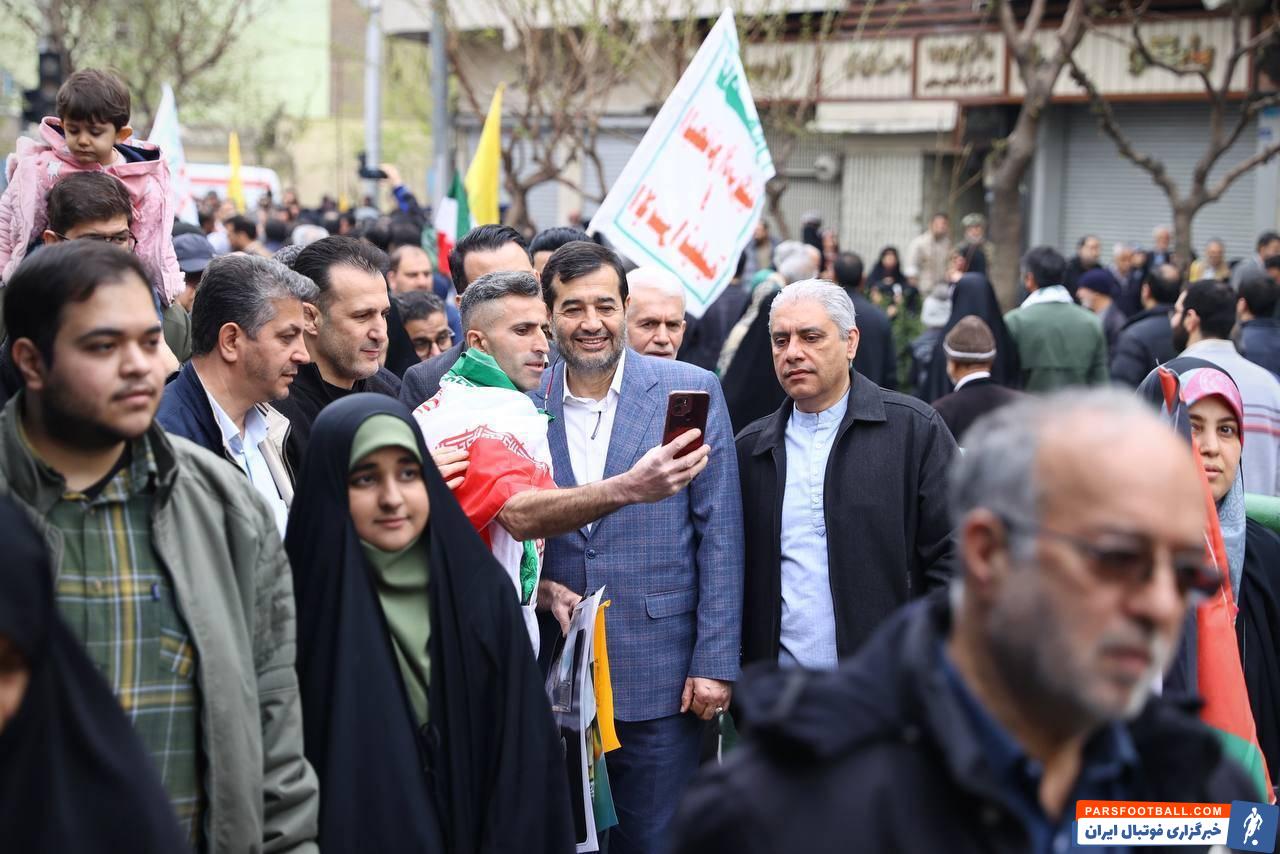 دنیامالی در راهپیمایی روز قدس