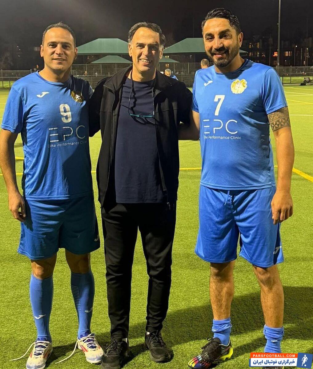 ملاقات عیدانه دو چهره سرشناس استقلال با مدیر خبرساز در لس آنجلس آمریکا