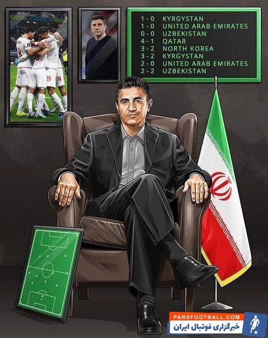 تیم ملی ؛ تمجید ویژه فیفا از عملکرد تیم ایران با امیر قلعه نویی