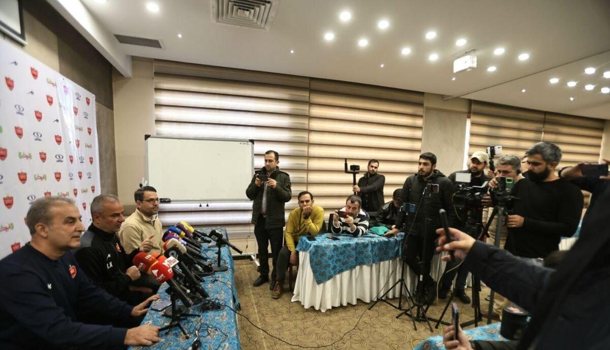 برگزاری نشست دوستانه امروز اسماعیل کارتال با خبرنگاران میدانی حوزه پرسپولیس