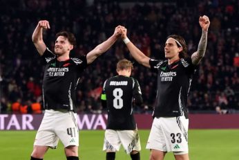 برد هفت گله آرسنال برابر آیندهوون در لیگ قهرمانان اروپا بدون مهاجم