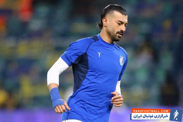 استقلال ؛ رامین رضاییان در تیم برنده فوتبال درون تیمی آبی پوشان قرار گرفت