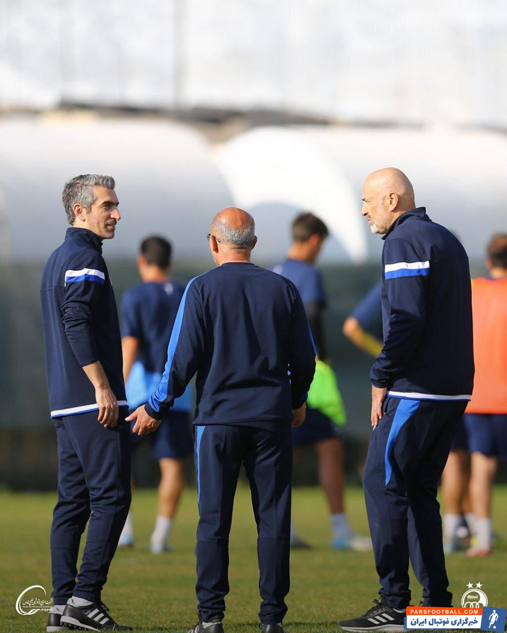 مجتبی جباری مربی جدید استقلال در تمرینات این تیم حضور پیدا کرد