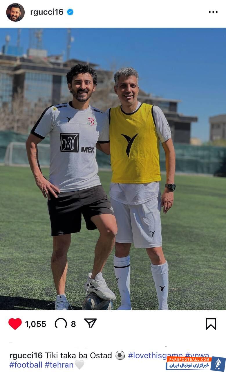 رضا قوچان‌ نژاد تصویری از خودش در کنار عادل فردوسی پور منتشر کرد