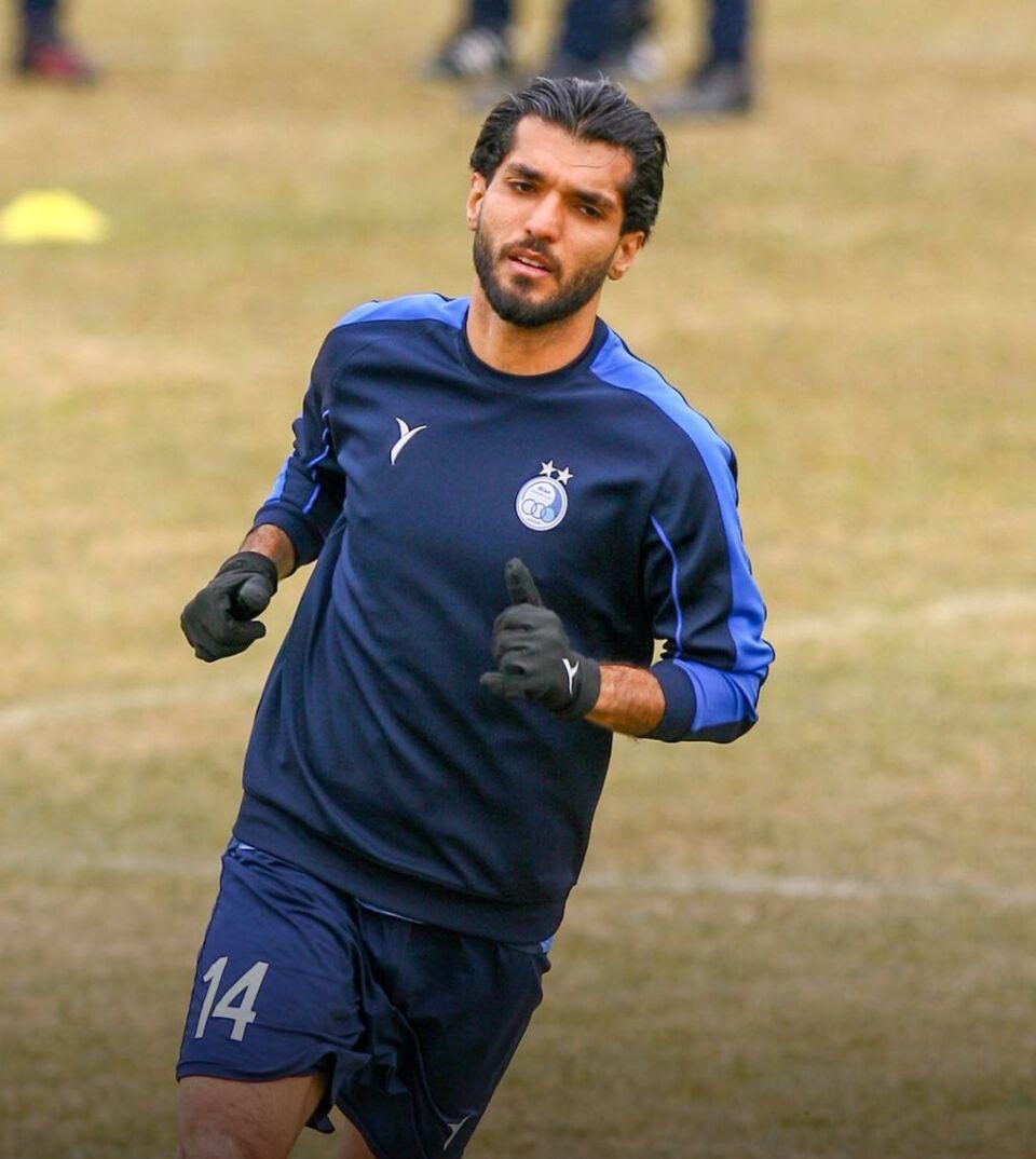 حضور یک میهمان معلول در تمرین امروز تیم استقلال در کمپ مرحوم حجازی