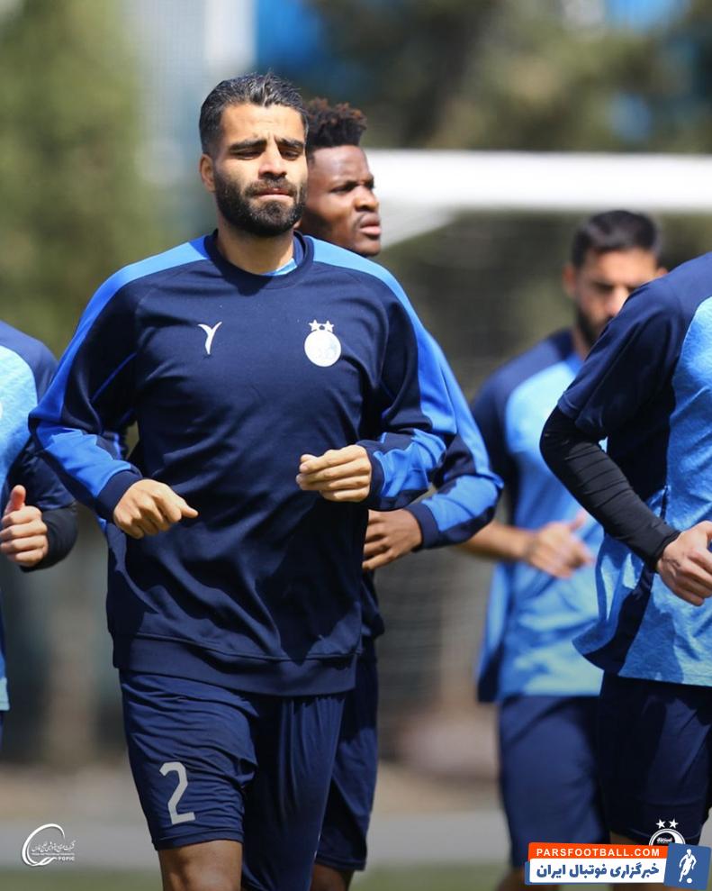 محمدحسین مرادمند بازیکن استقلال آماده دیدار برابر خیبر پس از بهبودی از مصدومیت