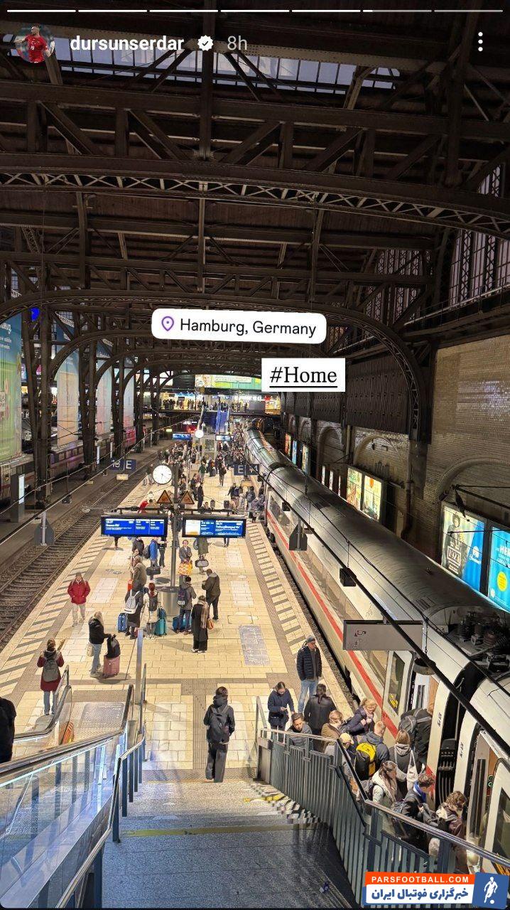 دورسون، مهاجم پرسپولیس برای تعطیلات به آلمان رفت