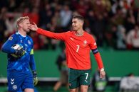 خوشحالی گل مخصوص رونالدو برابر دانمارک برای تلافی حرکت هویلون