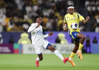 پیولی ؛ ژست دروازه بان و 5 مدافع النصر پس از صعود به دور بعد لیگ نخبگان