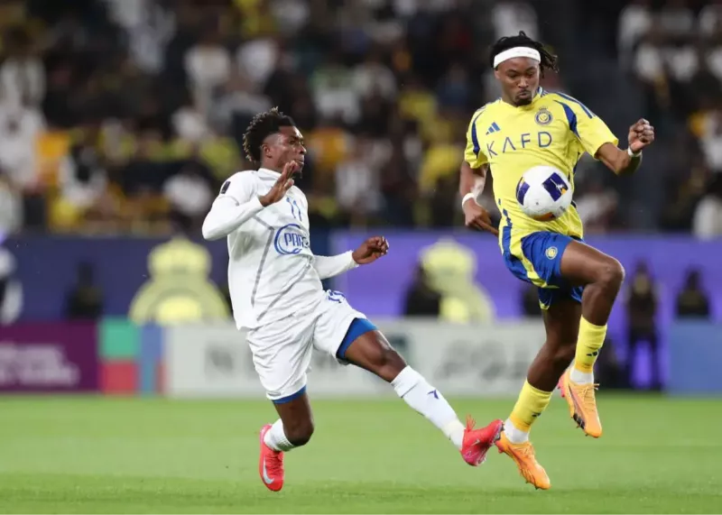 پیولی ؛ ژست دروازه بان و 5 مدافع النصر پس از صعود به دور بعد لیگ نخبگان