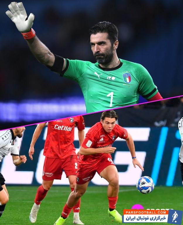 لوییس بوفون پسر بوفون در 17 سالگی اولین بازی رسمی اش را در پیزا انجام داد