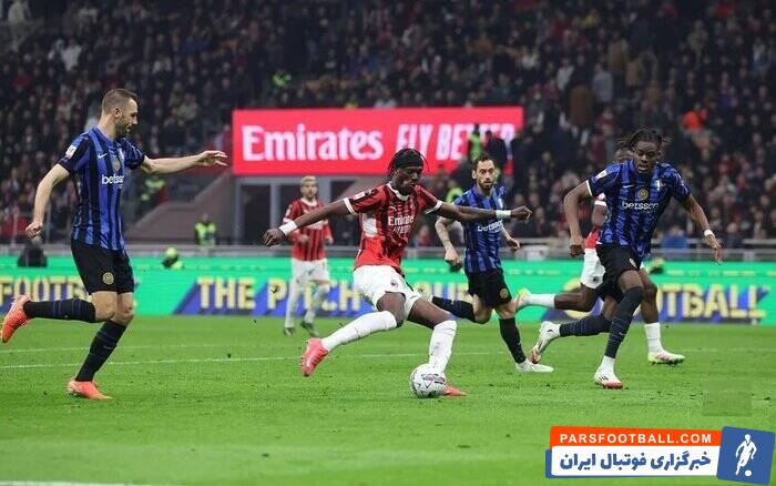 تساوی اینتر و میلان در دور رفت نیمه‌نهایی کوپا/ همه چیز به بازی برگشت کشیده شد