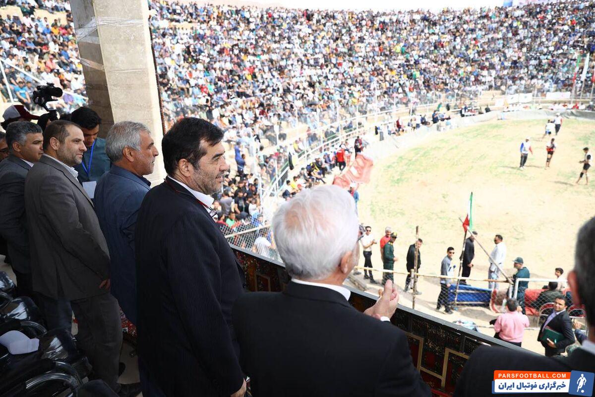 حضور وزیر ورزش در مسابقات کشتی با چوخه