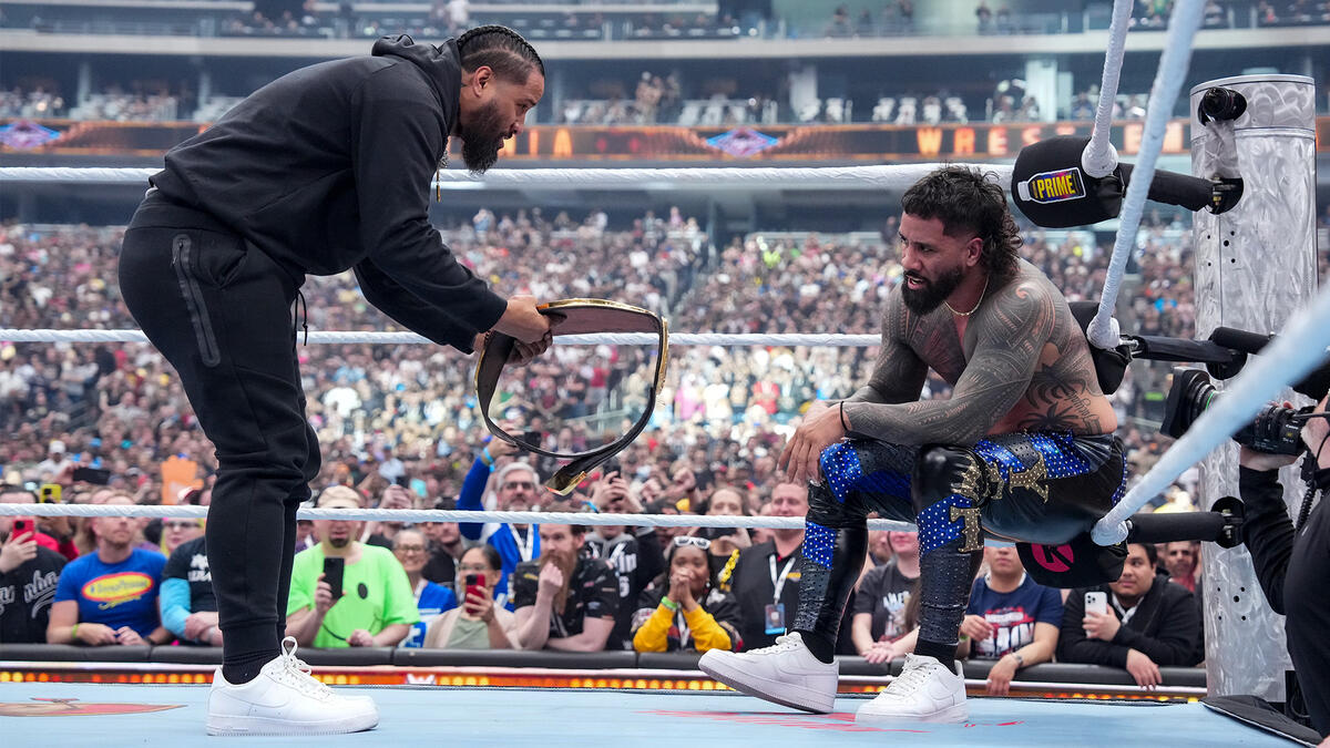 جی و جیمی اوسو رسلمنیا کشتی کج