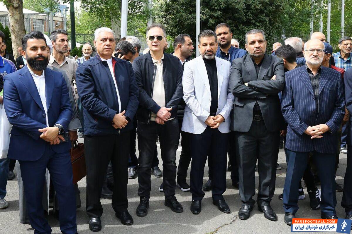 عکس| آخرین وداع فرامرز ظلی با ورزشگاه شیرودی