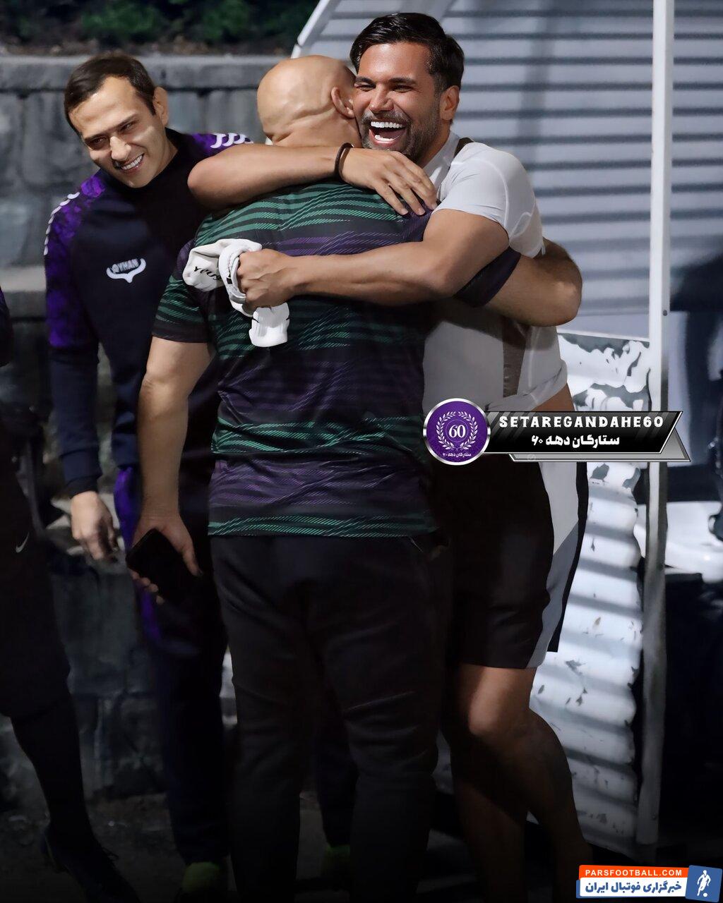 عکس | علیمنصور با لباس رئال، در آغوش یاغی استقلال!