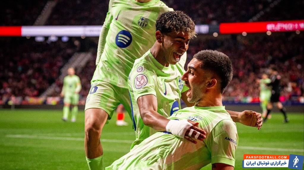 بارسلونا با غلبه بر اتلتیکو مادرید حریف رئال مادرید در فینال کوپا دل ری شد