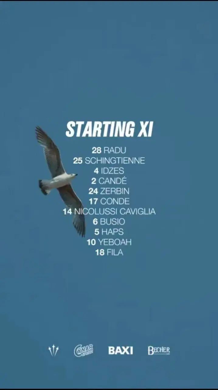 اعلام ترکیب ونتزیا مقابل میلان