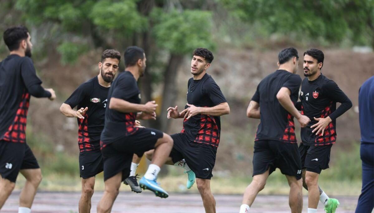 گزارش تصویری از تمرین ریکاوری امروز تیم پرسپولیس پس از پیروزی مقابل نساجی
