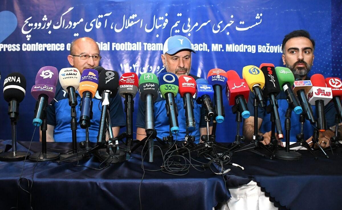 در نشست خبری امروز بوژوویچ به تحلیل نتایج اخیر استقلال پرداخت