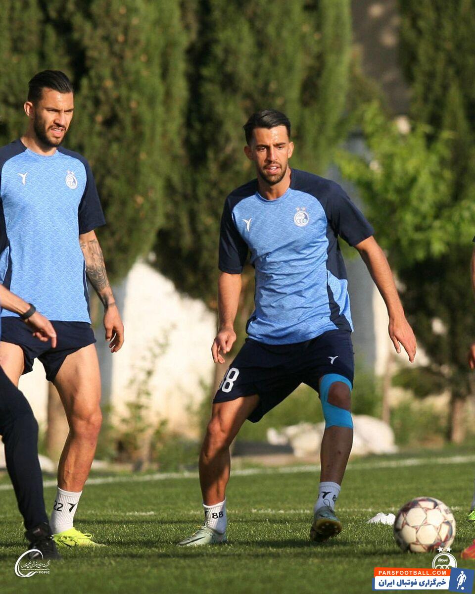 آخرین تمرین استقلال قبل از بازی حساس فردا برابر هوادار امروز برگزار شد