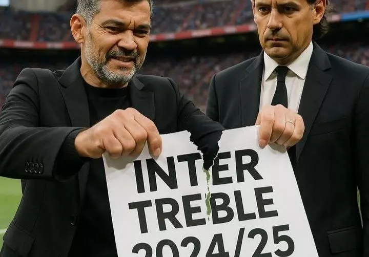 سرجیو کونسیسائو سرمربی میلان رویای سه گانه اینتر را از بین برد