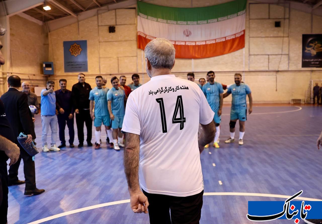 مسعود پزشکیان پا به توپ شد +تصاویر مسعود پزشکیان پا به توپ شد +تصاویر