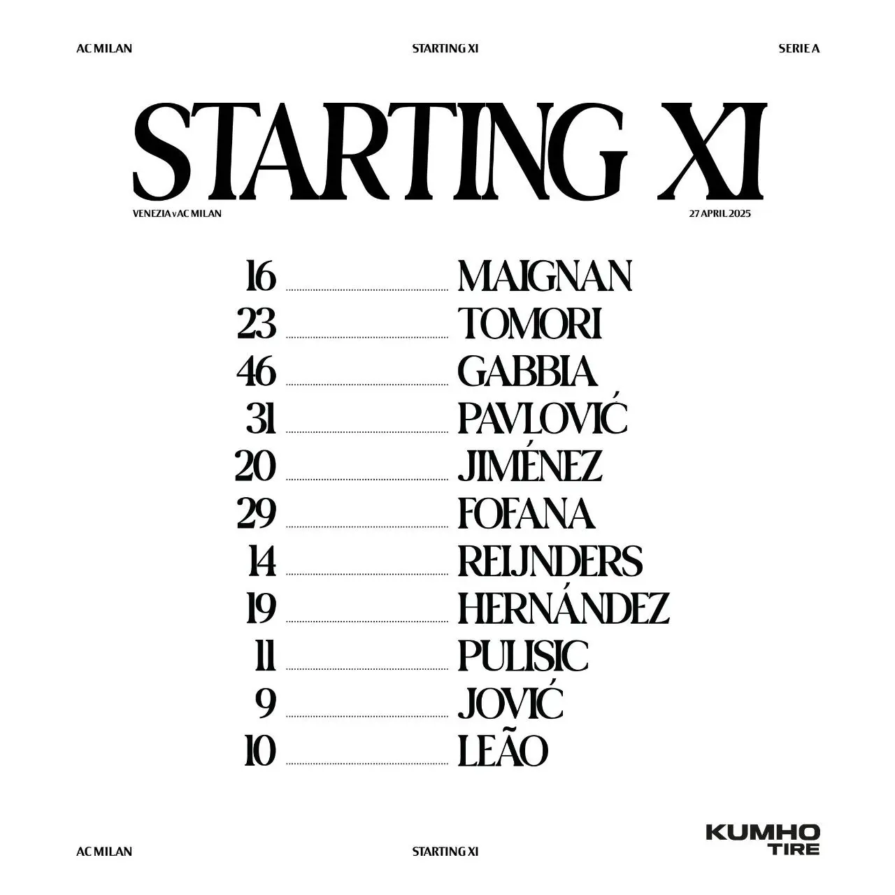 ترکیب میلان مقابل ونتزیا