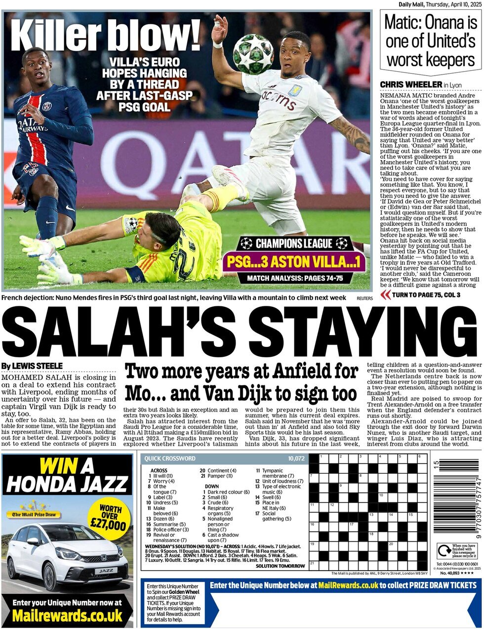 روزنامه دیلی میل