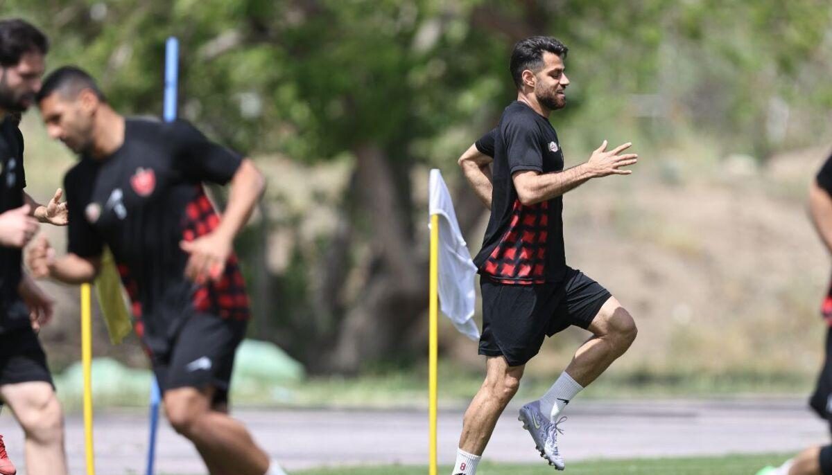 پرسپولیس آخرین تمرین خود را پیش از سفر به مازندران در زمین شماره ۲ آزادی انجام داد