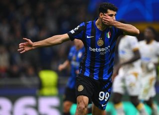 اینتر در غیاب مهدی طارمی مقابل کالیاری به برتری رسید