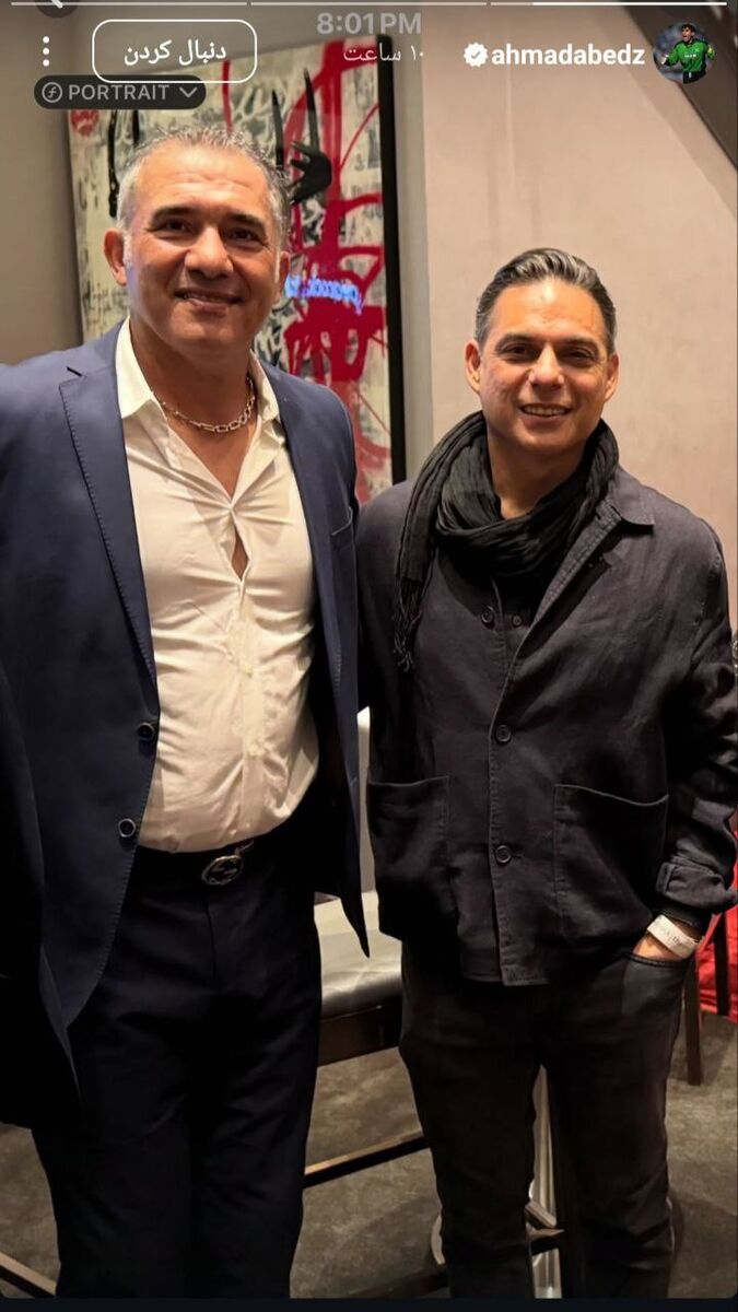 384432 ملاقات عابدزاده با ستارگان سینمای ایران در آمریکا! + عکس