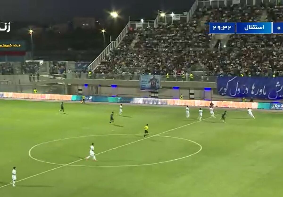  فاجعه دفاعی استقلال؛ وقتی مرادمند ۲ متر آفساید را پر کرد +عکس